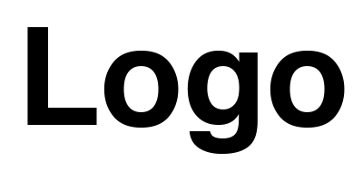A small image of a word that says logo.